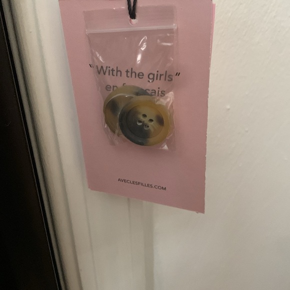 NWT! Avec Les Filles L mixed plaid trench coat - Picture 5 of 9